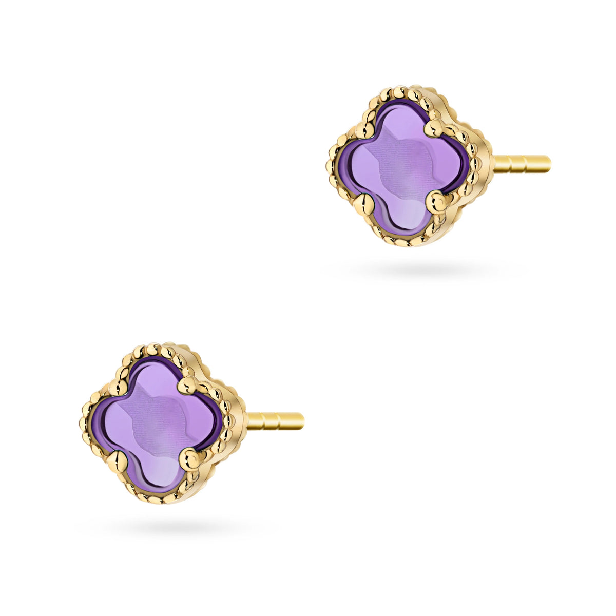 gold-stud-earrings-with-mother-of-pearl-lucky-k105-14k-585-f