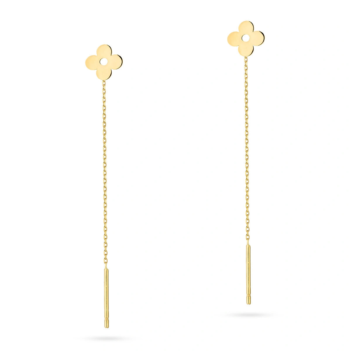 boucles-d'oreilles-pendantes-chaîne-fleurs-or-k1297-585