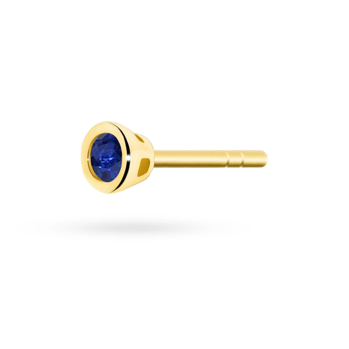 Goldstecker-Ohrringe mit Zirkonia k1333 14K 585 G Solo