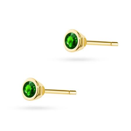 gold-stud-earrings-with-zirconia-k1333-14k-585-z