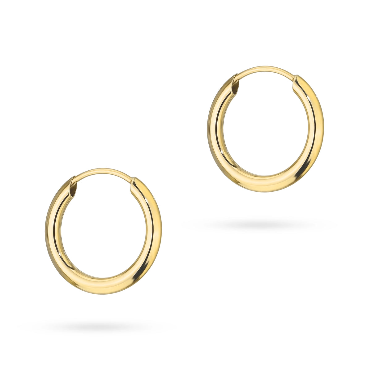 goldene Kreolen-Ohrringe 12 mm k1344 333