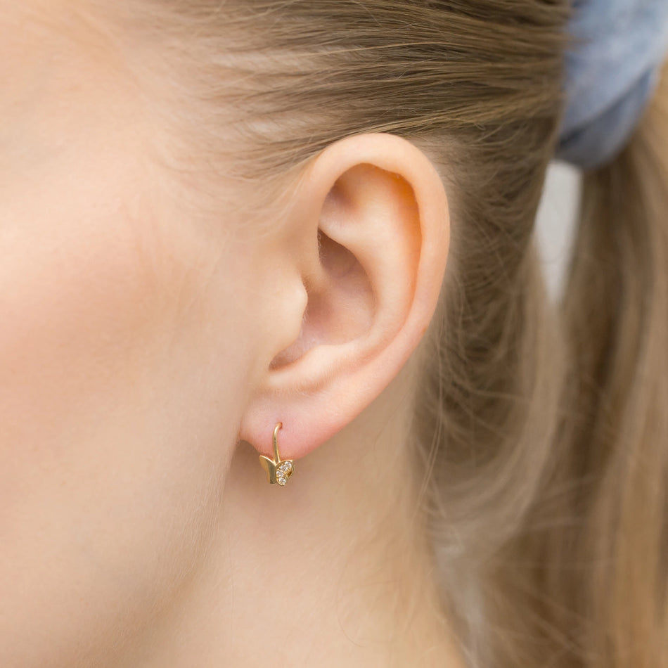 children-s-gold-english-clasp-earrings-with-zirconia-butterfly-k1386-14k-585