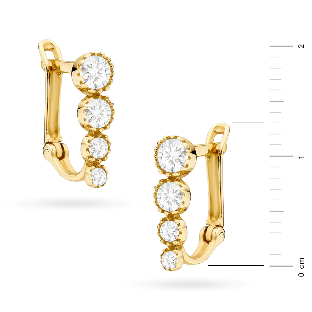 gold-english-clasp-earrings-with-zirconia-k1388-14k-585