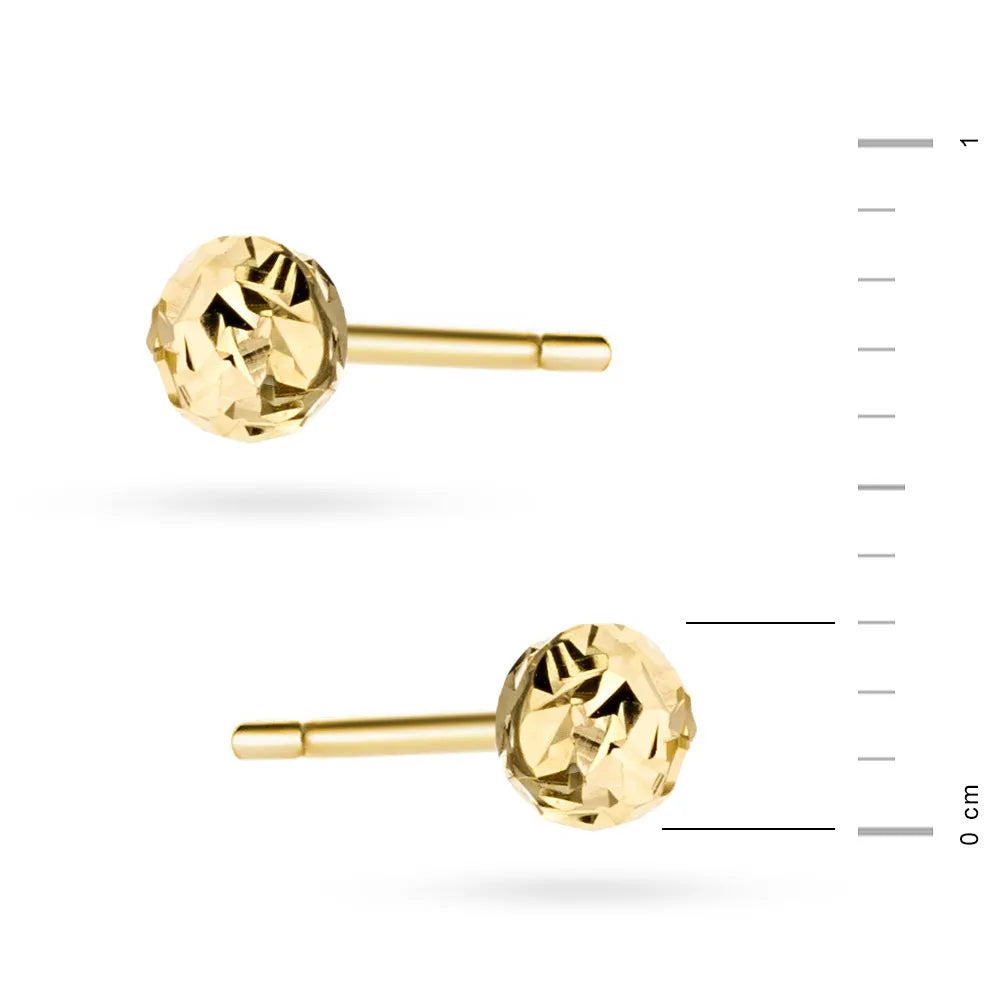 náušnice se zlatými peckami 3-8 mm k1401 333