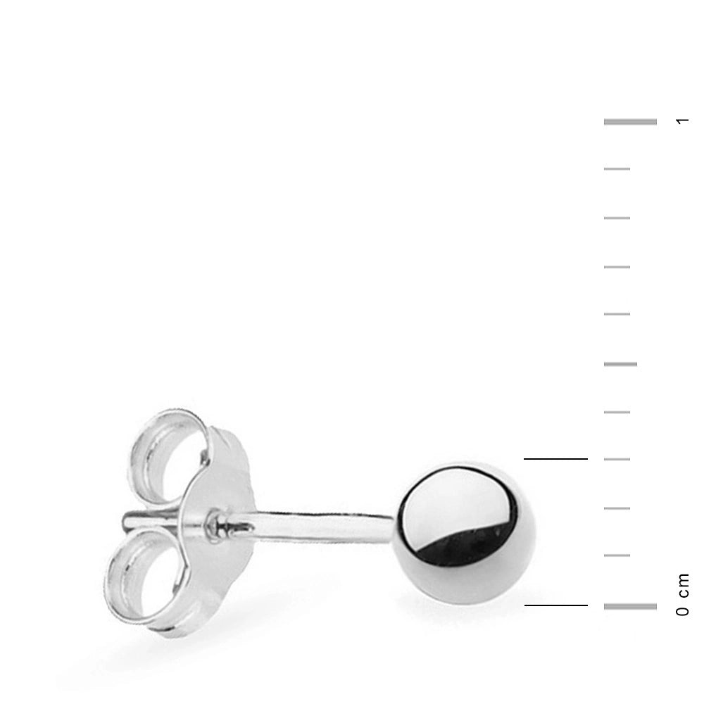 single-silver-stud-bead-earring