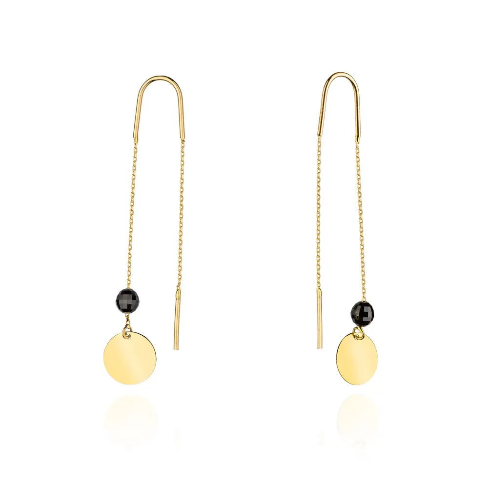 gold-pull-through-earrings-with-zirconia-k184-14k-585