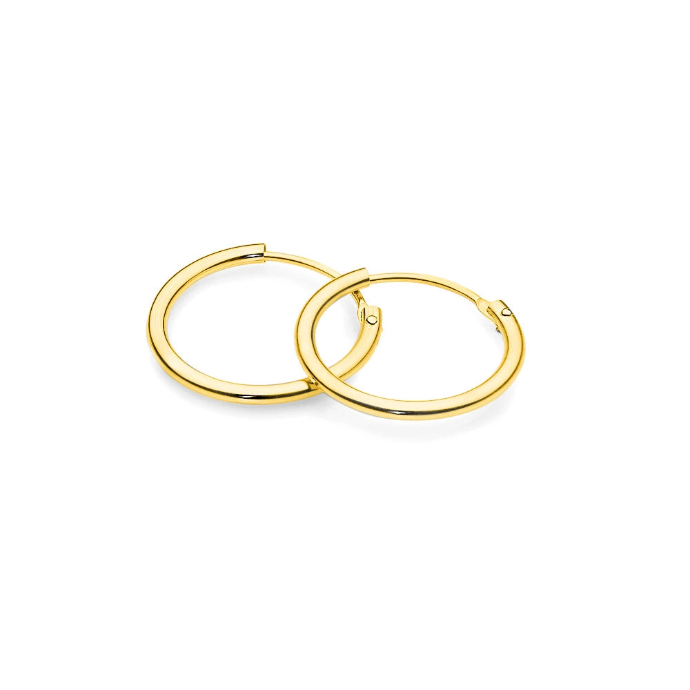 zlaté kroužkové náušnice 13mm k200 333
