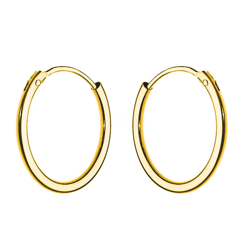 zlaté kroužkové náušnice 13mm k200 333