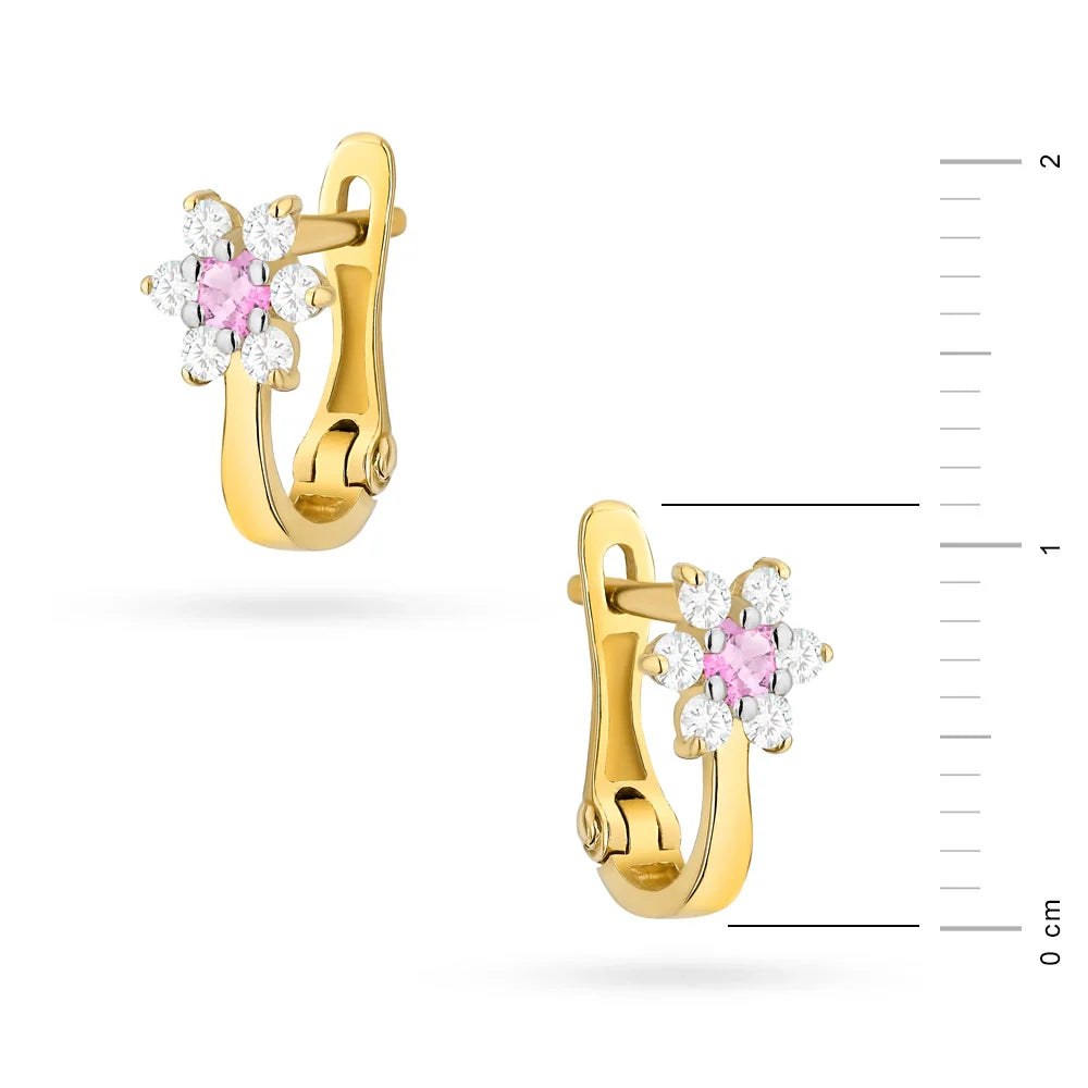 children-s-gold-english-clasp-earrings-with-zirconia-k345-333