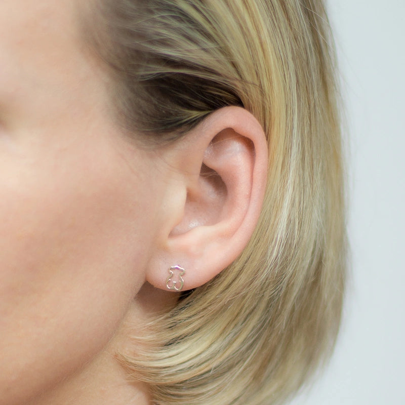 Zlaté náušnice Teddy