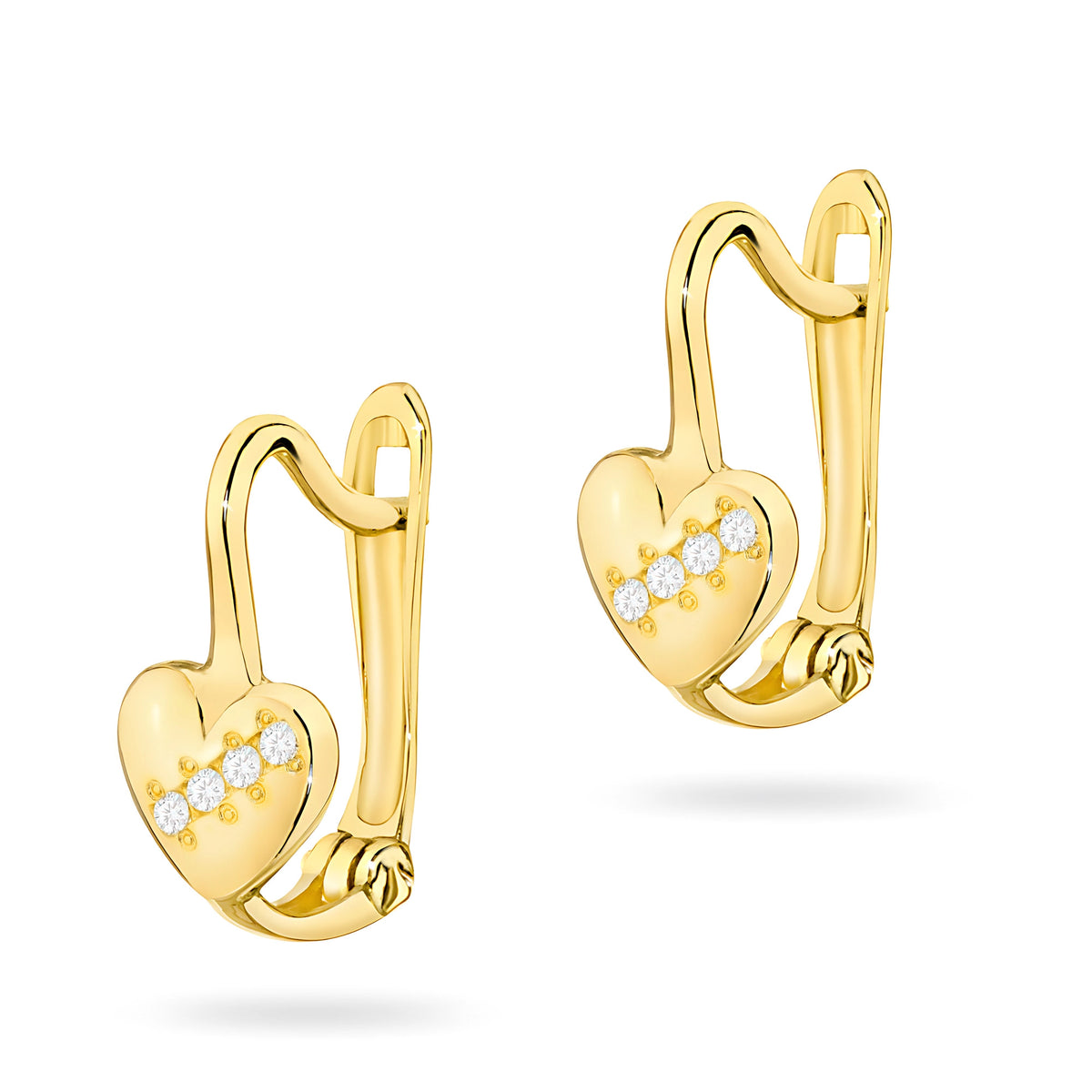 children-s-gold-english-clasp-earrings-with-zirconia-k408-14k-585