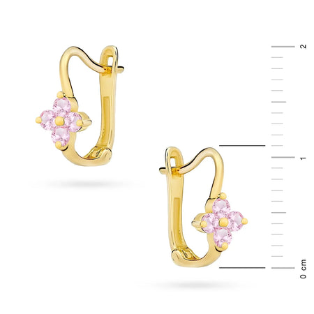 children-s-gold-english-clasp-earrings-with-zirconia-k478-333