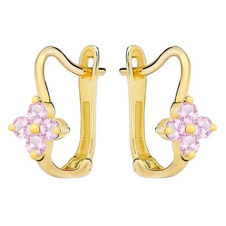 children-s-gold-english-clasp-earrings-with-zirconia-k478-333
