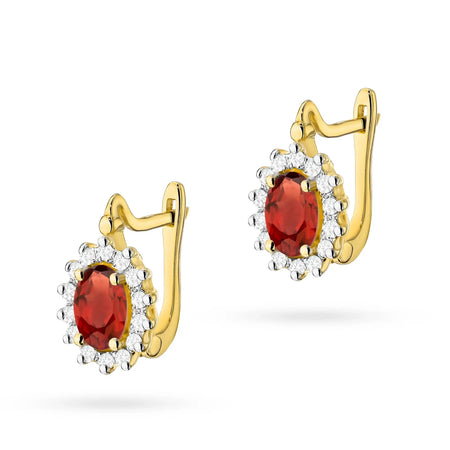 gold-earrings-with-garnets-and-diamonds