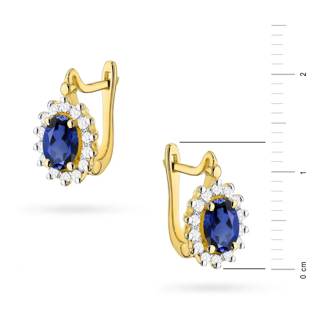 gold-earrings-with-sapphires-and-diamonds