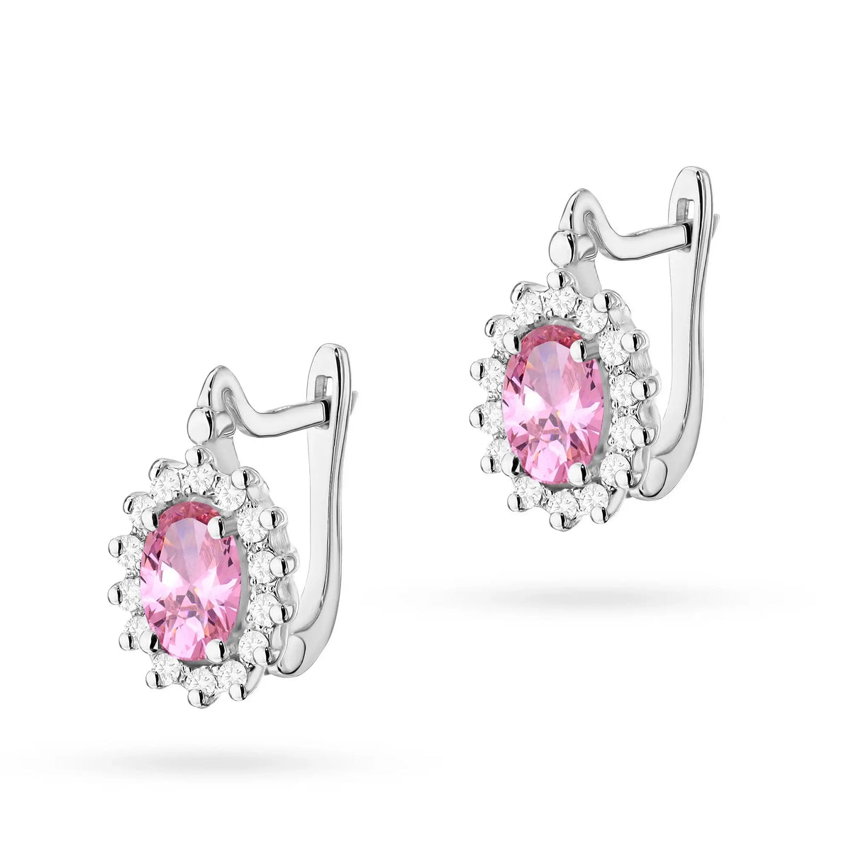 gold-earrings-with-pink-topazes-and-diamonds