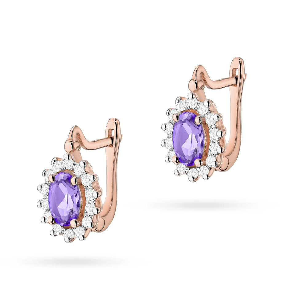 gold-earrings-with-amethysts-and-diamonds