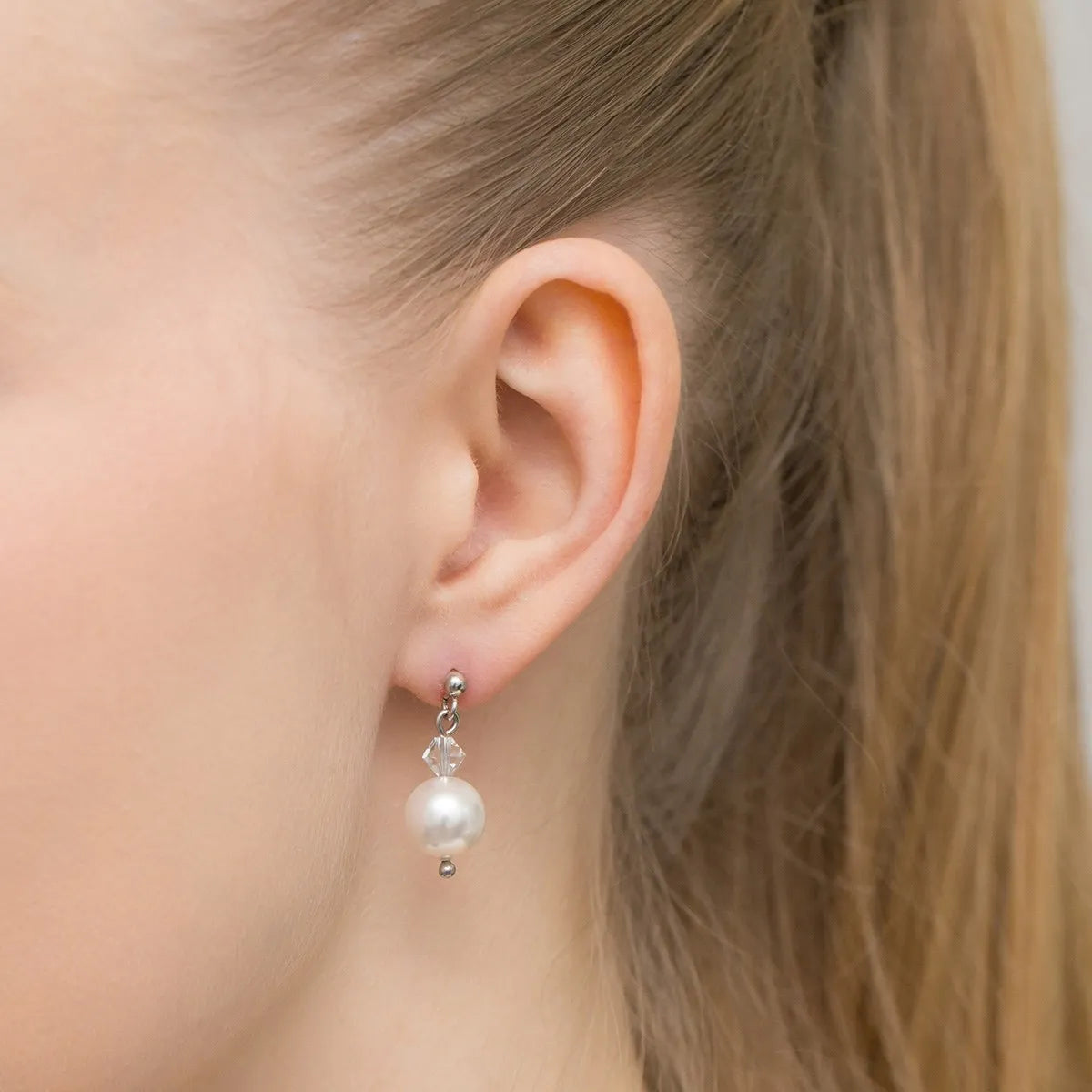 boucles-d'oreilles-classiques-mariage-argent-perle-kw003