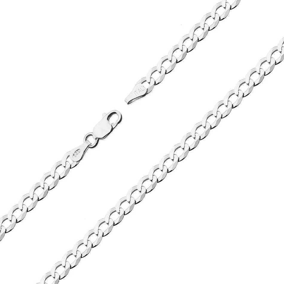 chaîne-homme-argent-maillon-courbé-4-6mm-l048-925