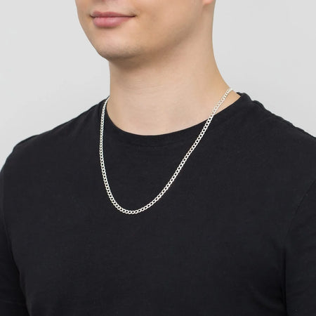 chaîne-homme-argent-maillon-courbé-4-6mm-l048-925