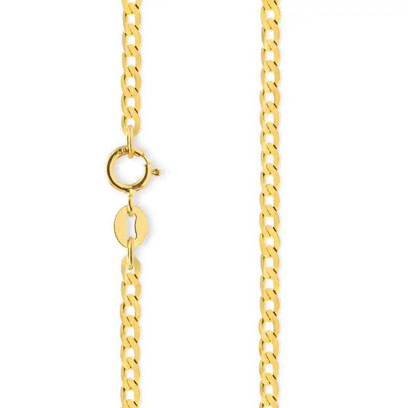 8k-gold-diamond-cut-curb-chain-l154