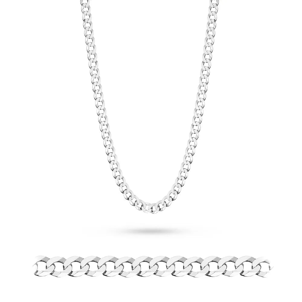 Herren-Silberpanzerkette 6-7 mm L225 925