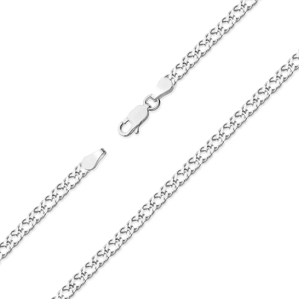 Herren-Silberpanzerkette 2,8 mm L232 925
