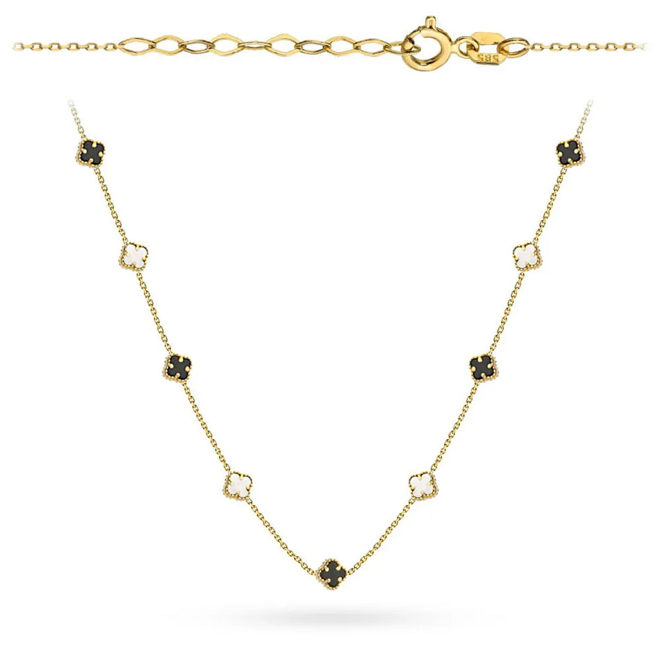gold-necklace-with-black-and-white-clovers-n-gw-350-585