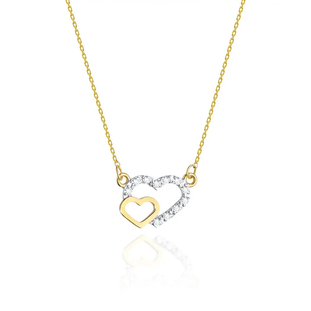 zlatý-náhrdelník-celebrity-s-diamanty-kruh-n0023