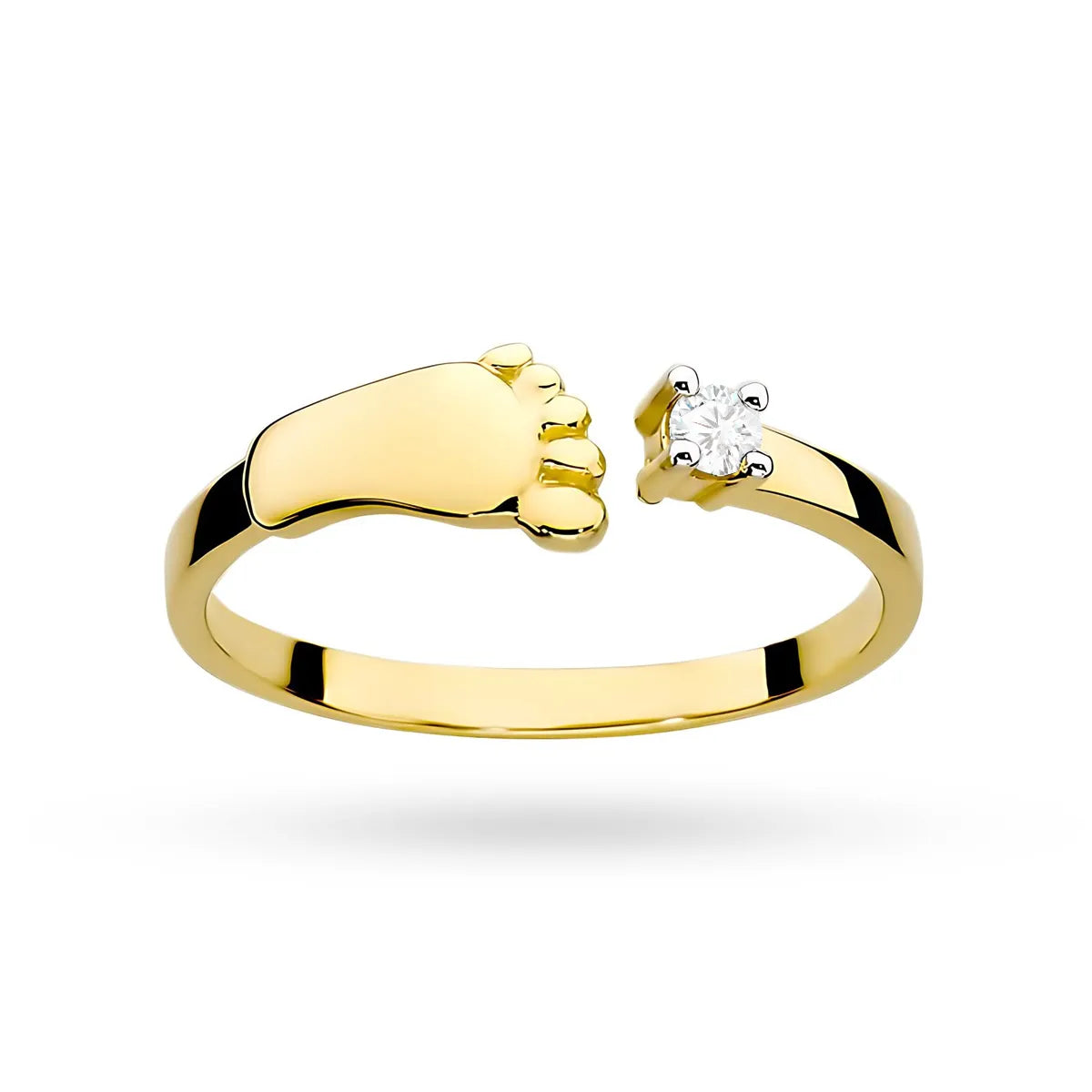 gold-ring-with-0-04ct-diamond-baby-foot-p003-b0-04