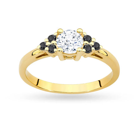 gold-ring-with-white-sapphire-and-black-diamonds-p127