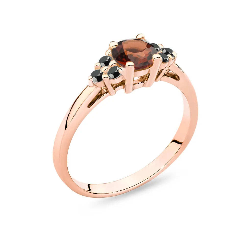 gold-ring-with-garnet-and-black-diamonds-p127