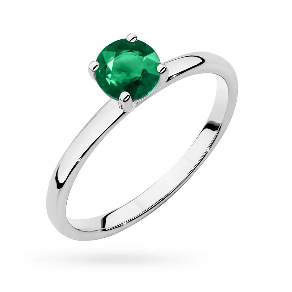 zlatý prsteň s 0,50 ct smaragdom p149 585 veľkosť 0,50