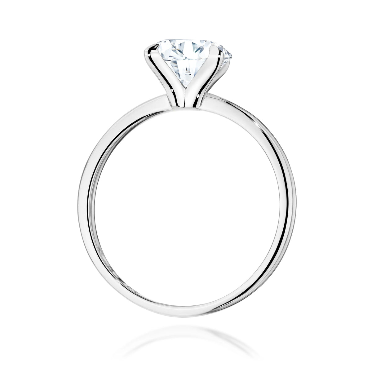 Bague en or avec diamant de laboratoire de 2,00 ct