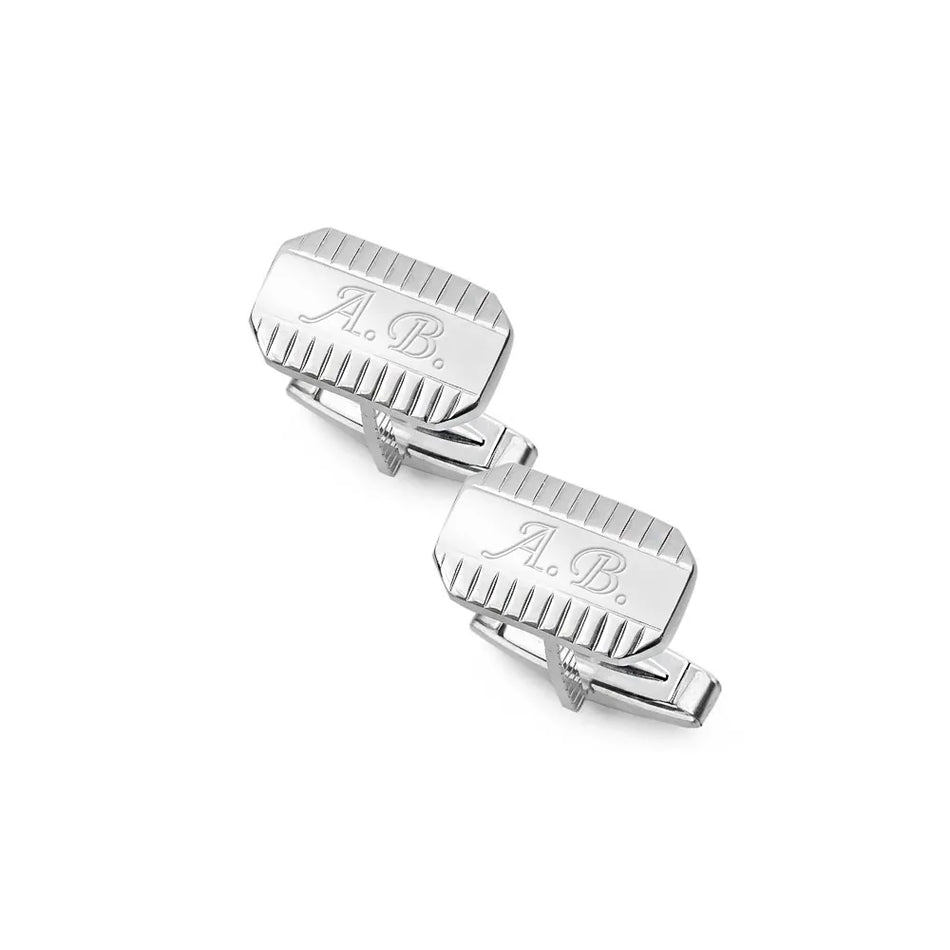 Pánské stříbrné manžetové knoflíčky