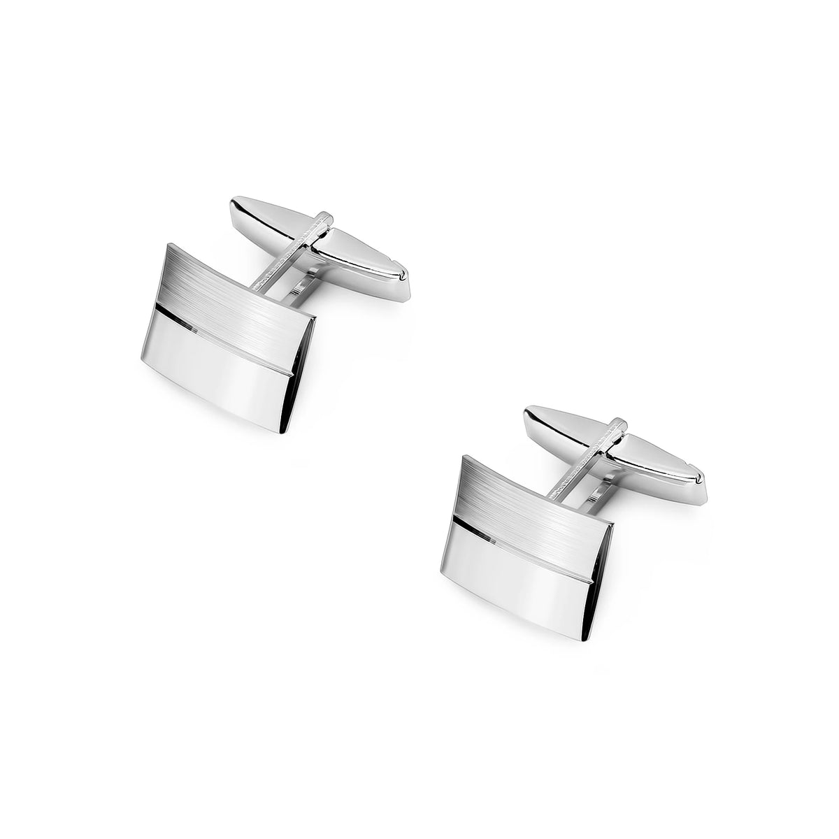 Boutons de manchette en argent pour homme