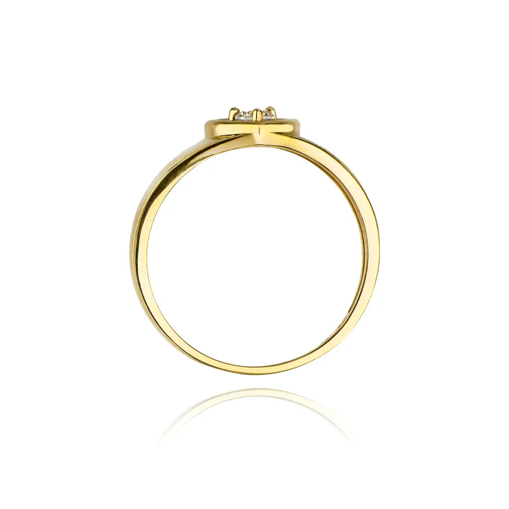 zlatý prsten s diamantem 0,10 ct w0001-diw-02