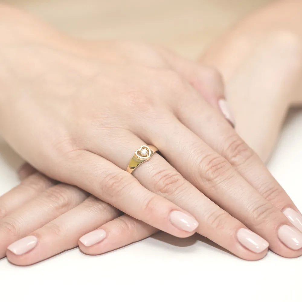 zlatý prsten s diamantem 0,10 ct w0001-diw-02
