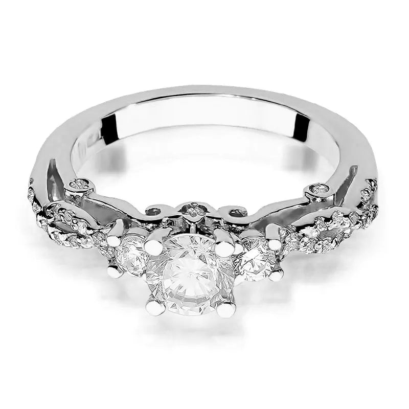 zlatý prsten s 0,60ct bílým safírem a 0,339ct diamanty w0023-saw-01