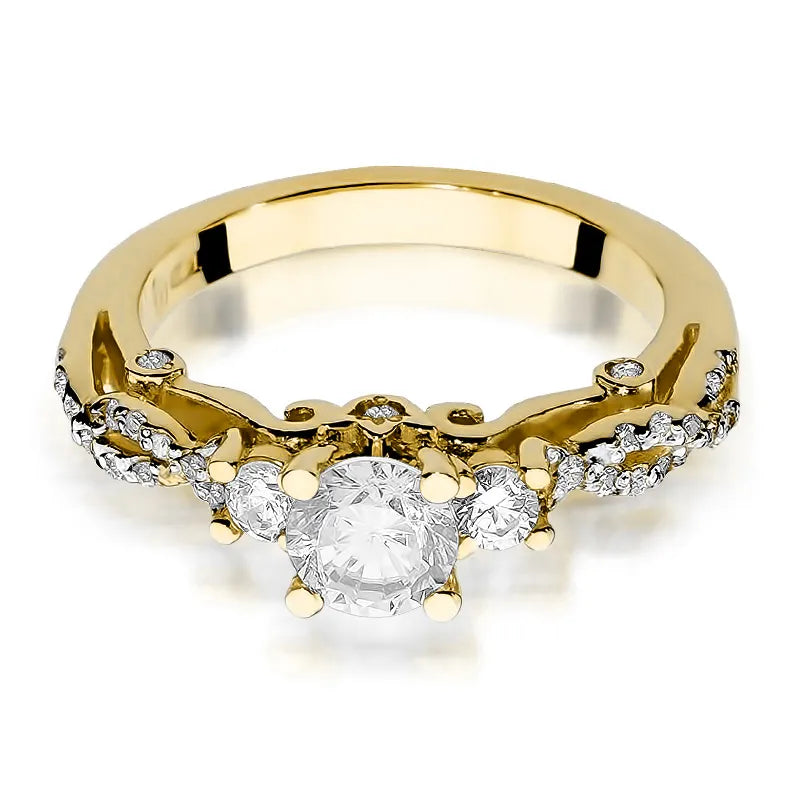 zlatý prsteň s diamantmi 0,70 ct a 0,339 ct w0023-diw-02