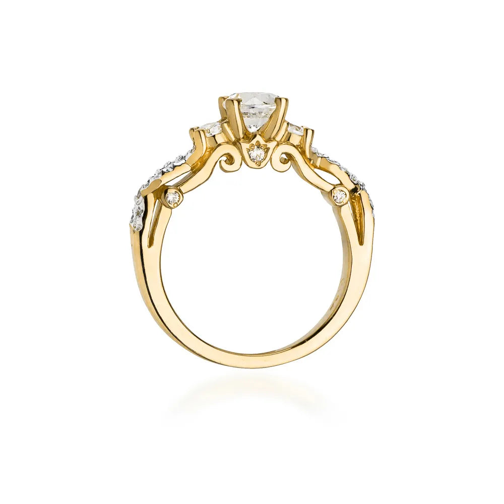 zlatý prsteň s diamantmi 0,70 ct a 0,339 ct w0023-diw-02