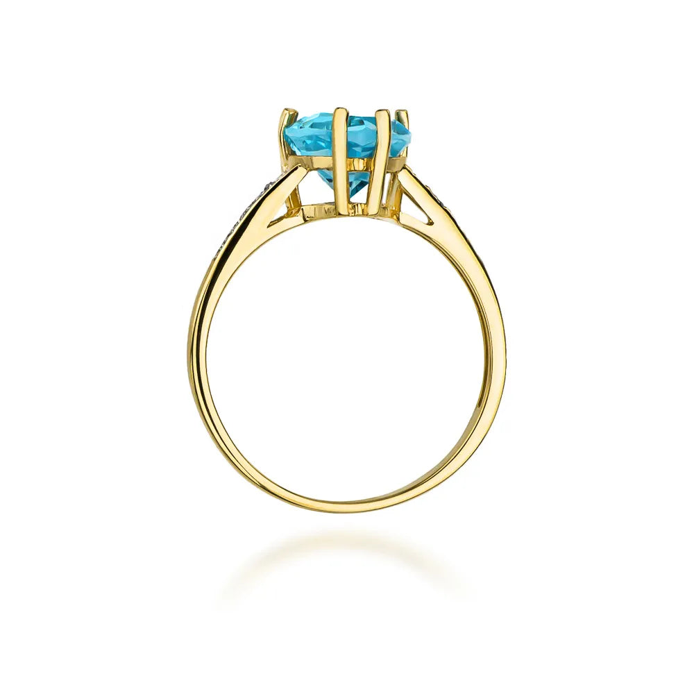 zlatý prsteň s 1,20 ct topásom a 0,04 ct diamantmi w0031-tob-01