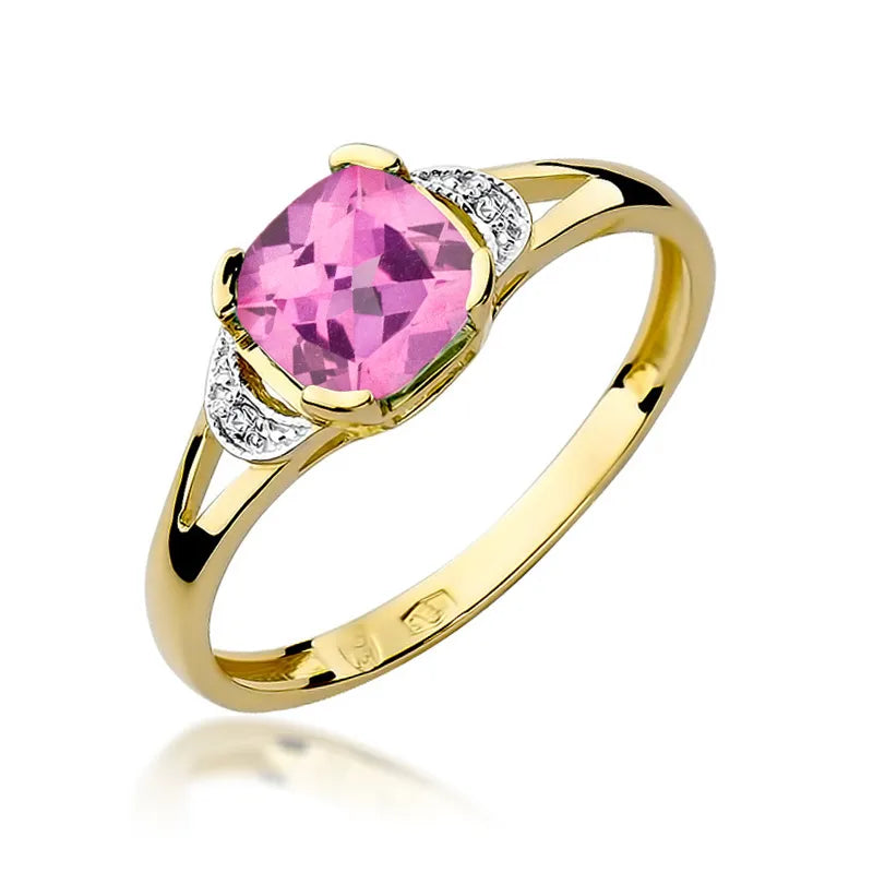 gold-ring-with-1-10ct-pink-topaz-and-0-01ct-diamonds-w0040-top-01