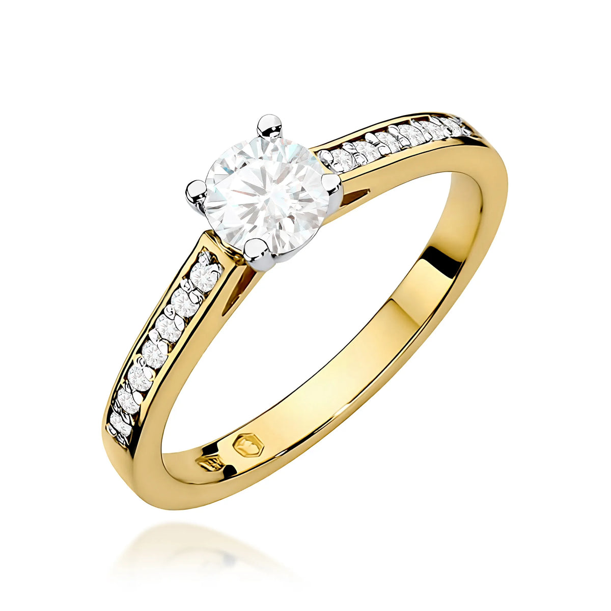 zlatý prsteň s 0,50 ct a 0,12 ct laboratórnymi diamantmi w0052-ldw-02