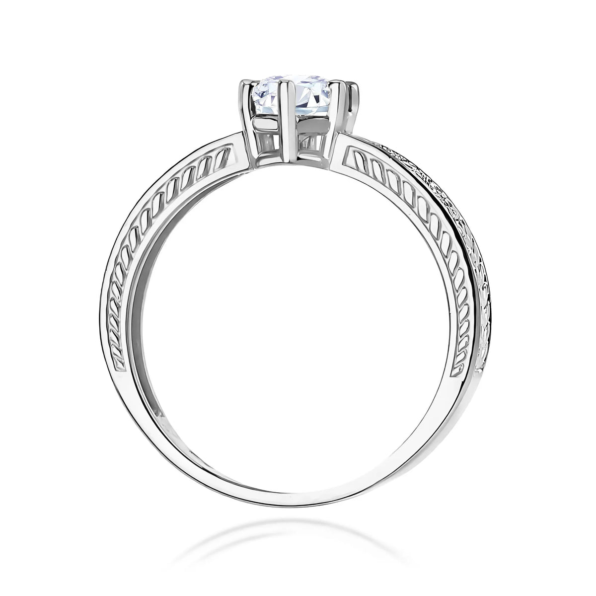 zlatý prsteň s 0,60 ct bielym zafírom a 0,08 ct diamantmi w0075-saw-01