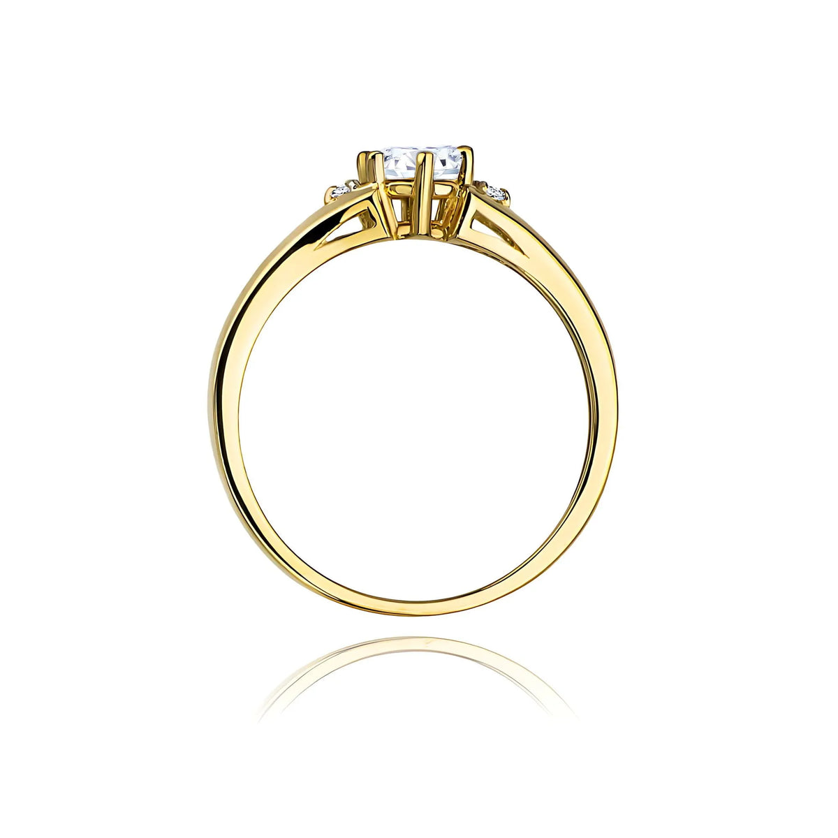 zlatý prsteň s 0,50 ct a 0,029 ct laboratórnymi diamantmi w0076-ldw-01
