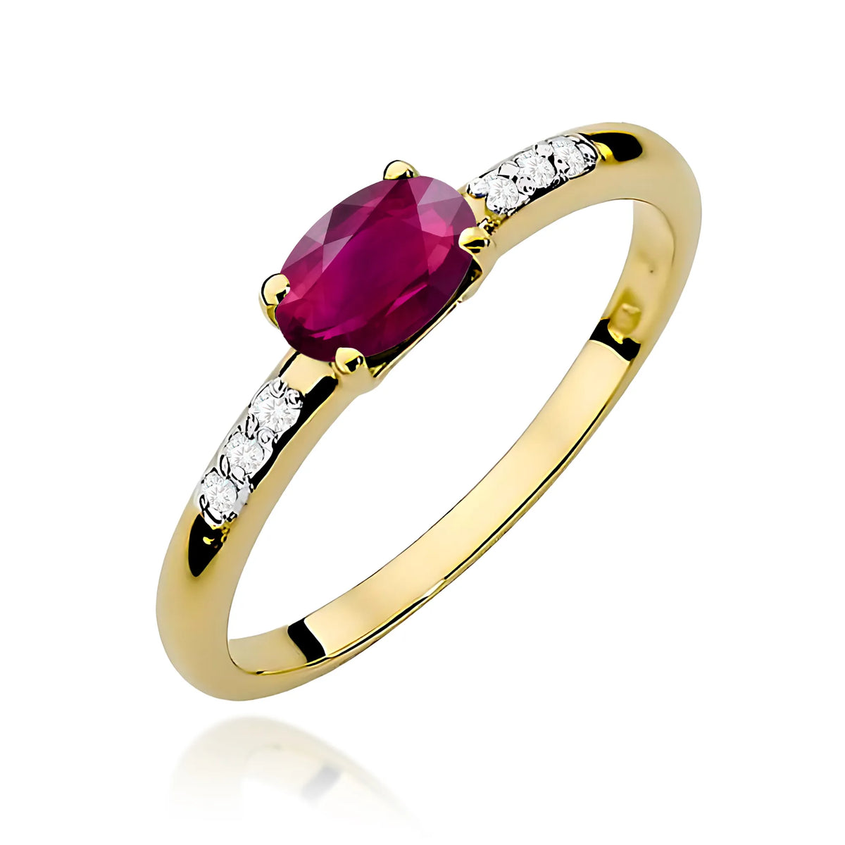 zlatý prsteň s 0,50 ct rodolitom a 0,03 ct diamantmi w0077-rhr-01