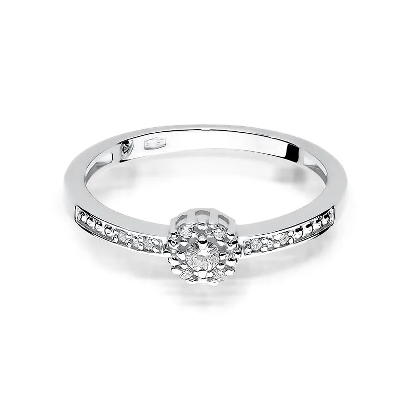 zlatý prsteň s diamantmi 0,04 ct a 0,054 ct w0091-diw-01