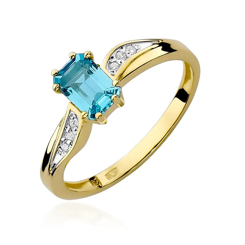 zlatý prsten s topazem 0,65 ct a diamanty 0,03 ct w0094-tob-01