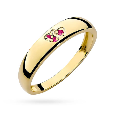 8k-gold-ring-with-red-zirconia-w0189-z6-zir-01
